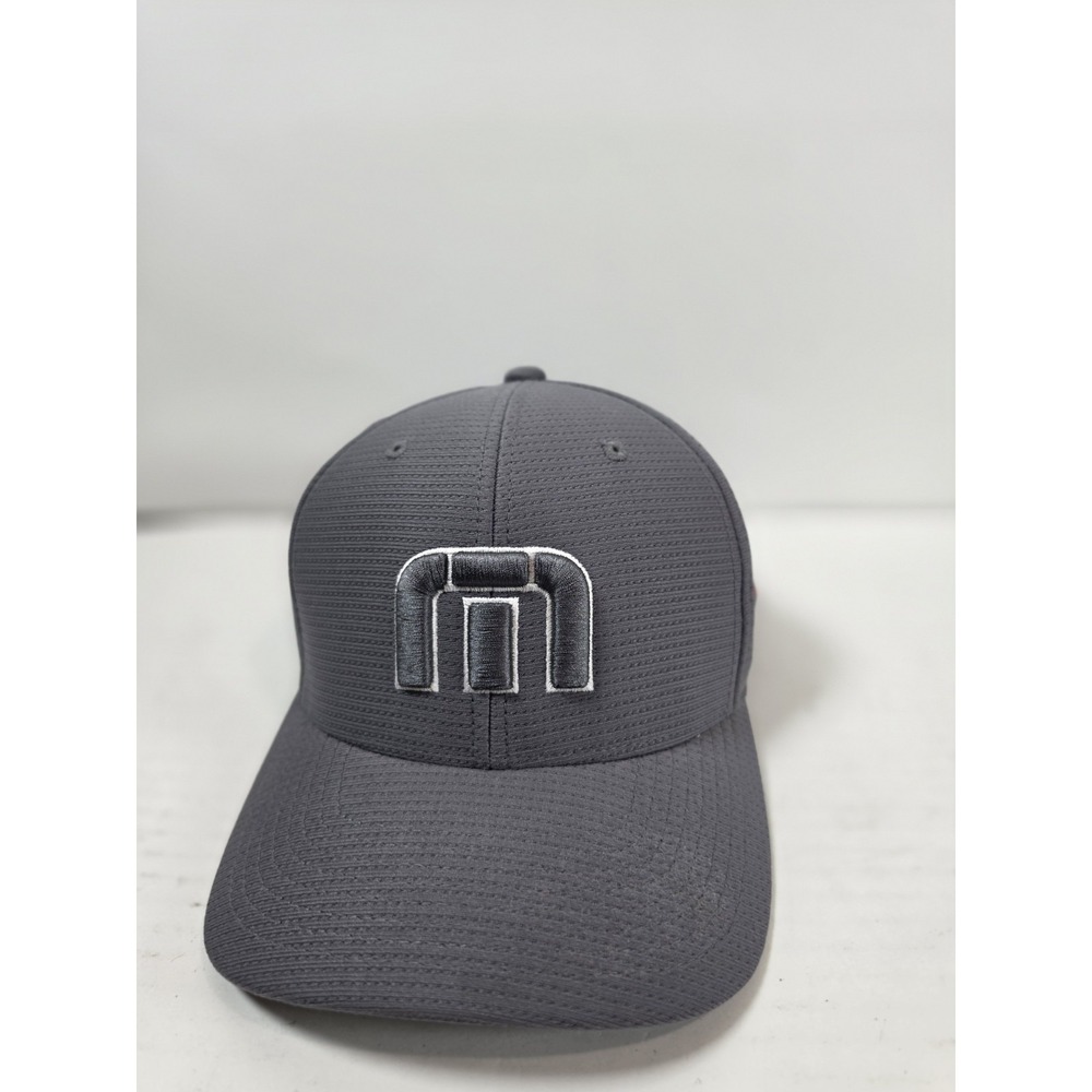 Travis Mathew Fitted Hat Gray L/XL Flexfit Embroidered Logo Santas Elves